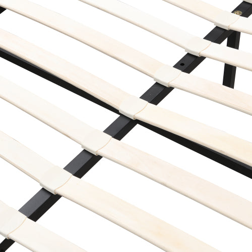 Upholstered Bed,Super King Size Bed-6ft180x200cm, Velvet Fabric, Double Bed, Large Storage Space,With Slats And Headboard,Without Mattress,Grey